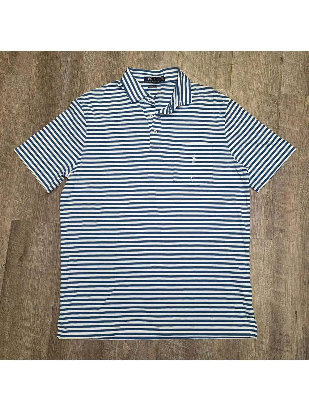 POLO Ralph Lauren  Blue/White Striped M